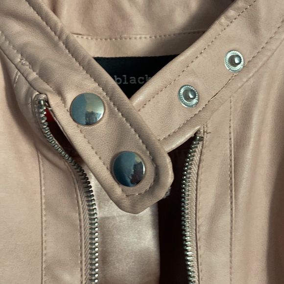 Pink Pleather Moto Jacket - Picture 4 of 4